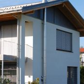 Schornstein an Wohnhaus
